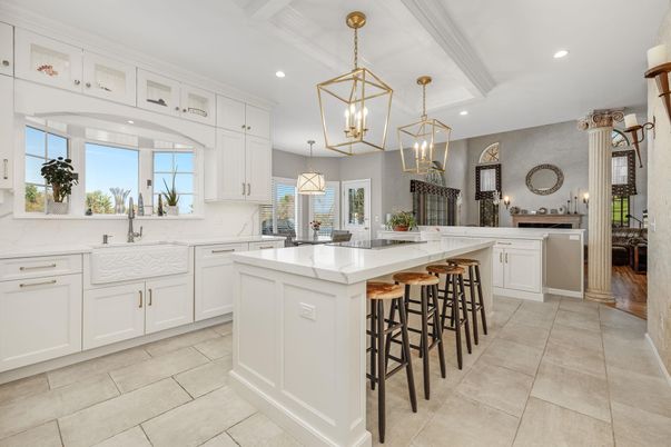 Interior, Kitchen, Pendant Lights, Recessed Lighting