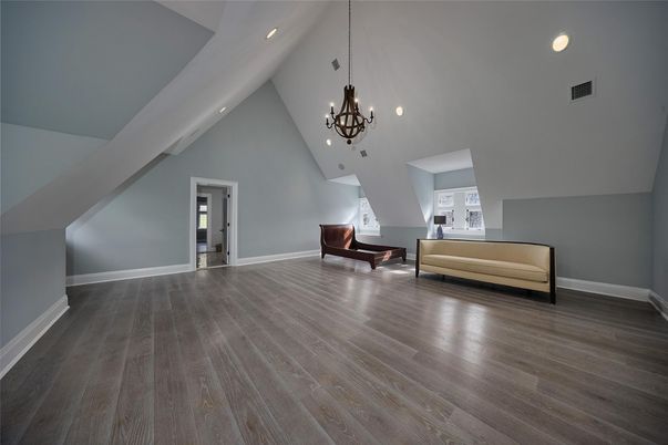 Chandelier, Interior, Recessed Lighting, Wood Texture Flooring