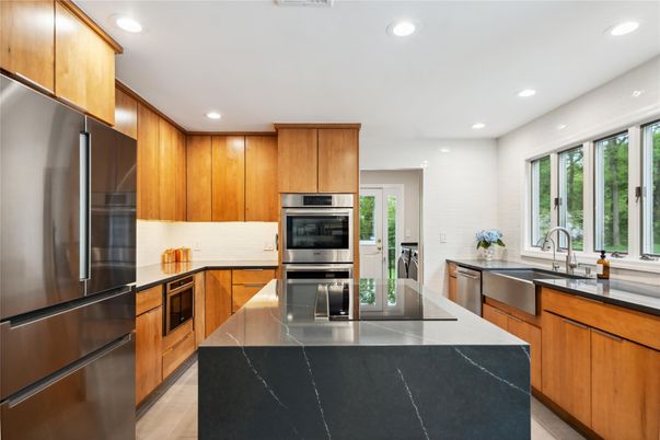 Interior, Kitchen, Recessed Lighting, Stainless Steel Appliances