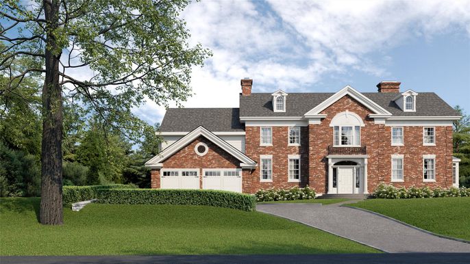 Exterior, Facade, Brick Facade, Georgian