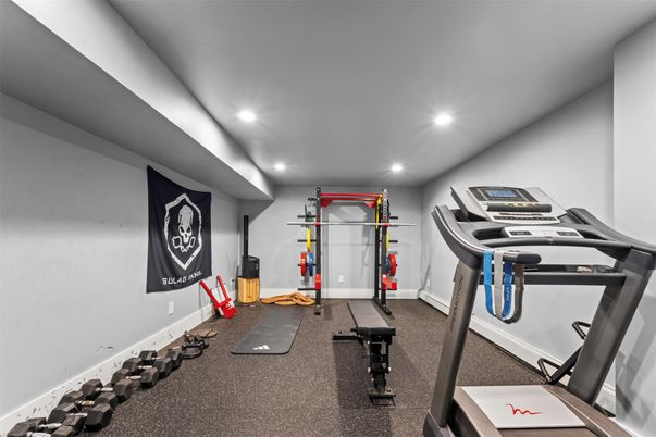 Fitness Equipment, Interior, Recessed Lighting