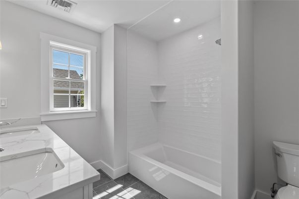 Bathroom, Interior, Recessed Lighting