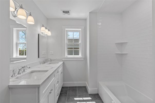 Bathroom, Dual Sink Vanities, Interior