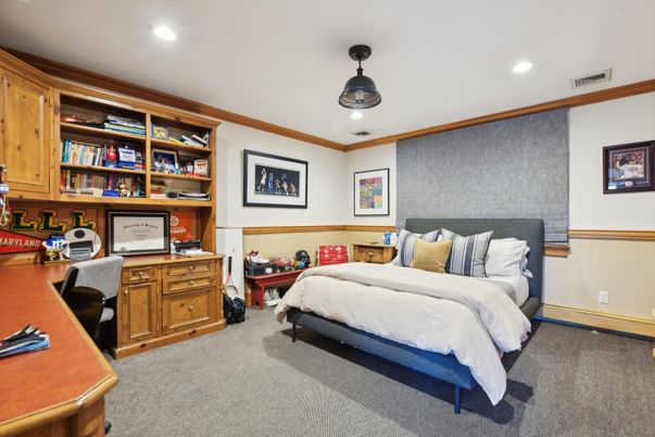 Bedroom, Home Office, Interior, Recessed Lighting