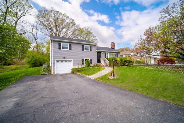 Attached, Backyard, Exterior, Facade, Raised Ranch