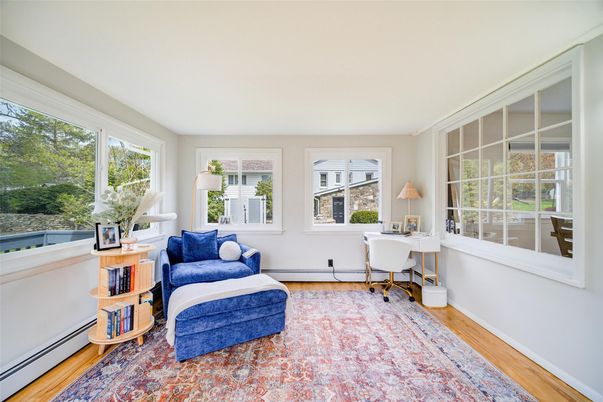 Home Office, Interior, Wood Texture Flooring