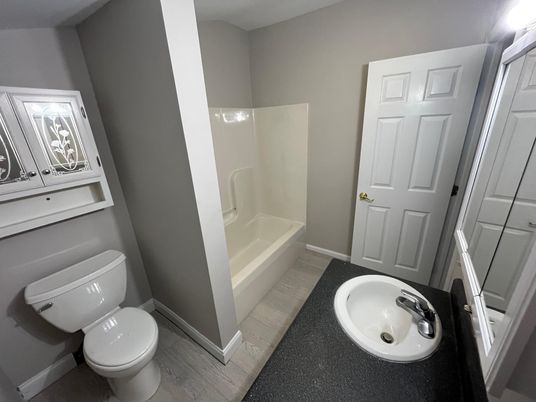 Bathroom, Interior, Wood Texture Flooring