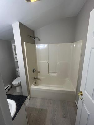 Bathroom, Interior, Wood Texture Flooring