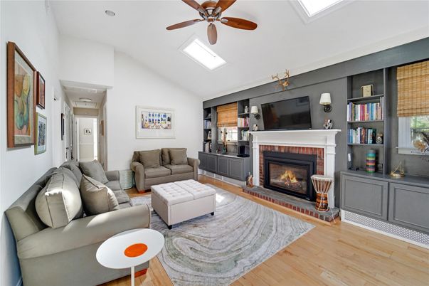 Fireplace, Interior, Living room, Wood Texture Flooring