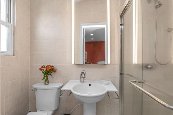Bathroom, Glass Shower, Interior