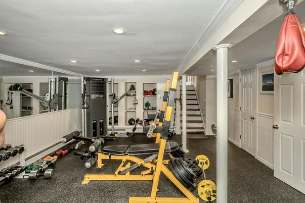 Fitness Equipment, Interior, Recessed Lighting