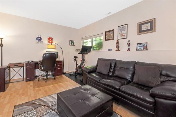 Fitness Equipment, Home Office, Interior, Wood Texture Flooring
