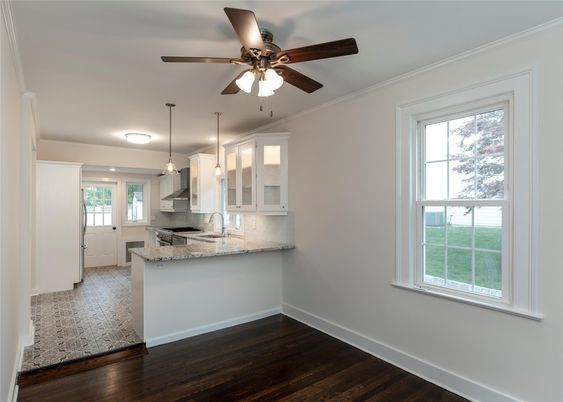 Interior, Kitchen, Wood Texture Flooring