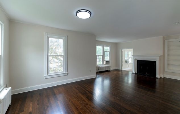 Empty room, Fireplace, Interior, Wood Texture Flooring