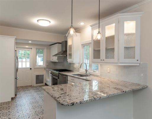 Interior, Kitchen, Pendant Lights, Recessed Lighting