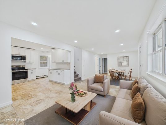 Dining room, Interior, Kitchen, Living room, Recessed Lighting, Stainless Steel Appliances