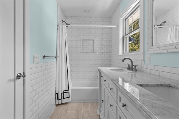 Bathroom, Interior, Wood Texture Flooring