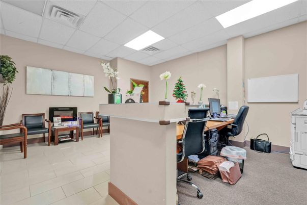 Fireplace, Home Office, Interior, Recessed Lighting