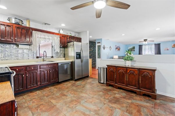 Interior, Kitchen, Recessed Lighting, Stainless Steel Appliances