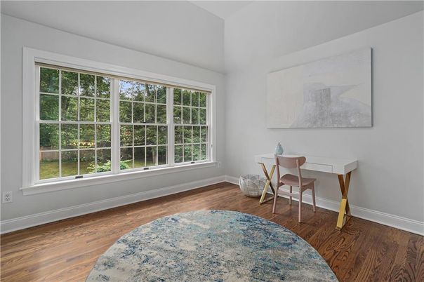 Home Office, Interior, Wood Texture Flooring