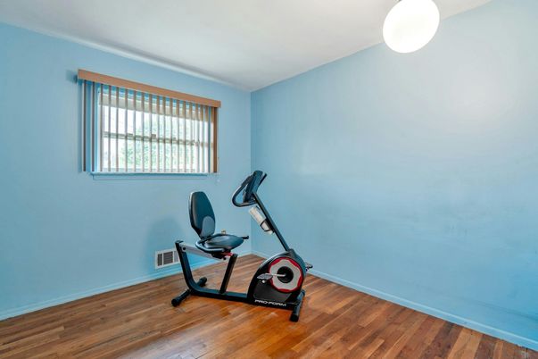 Fitness Equipment, Interior, Wood Texture Flooring