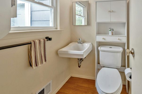 Bathroom, Interior, Wood Texture Flooring