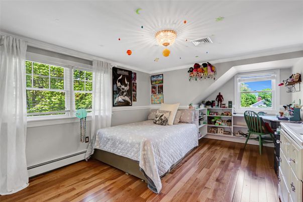 Bedroom, Home Office, Interior, Wood Texture Flooring