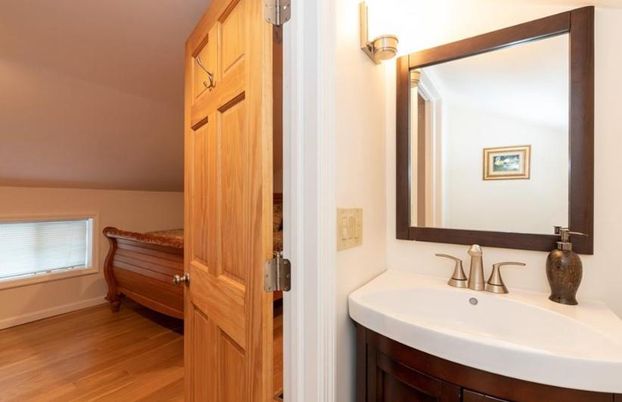 Bathroom, Interior, Wood Texture Flooring