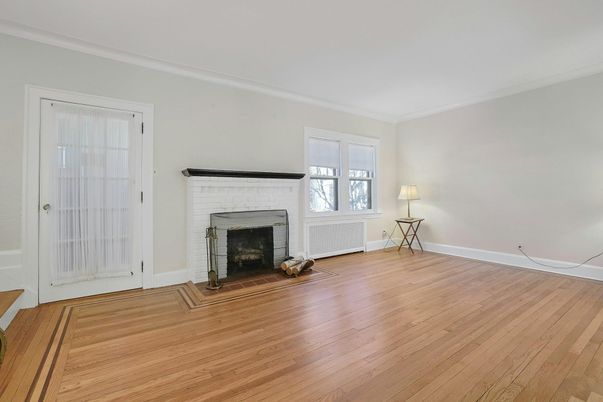 Empty room, Fireplace, Interior, Wood Texture Flooring