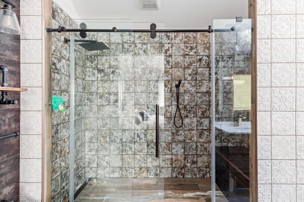 Bathroom, Glass Shower, Interior