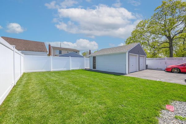 Backyard, Detached Garage, Exterior