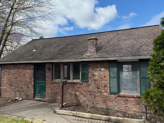 Exterior, Facade, Brick Facade, Cape Cod
