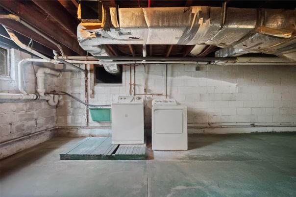 Interior, Stone Walls, Washer