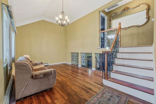 Chandelier, Interior, Wood Texture Flooring
