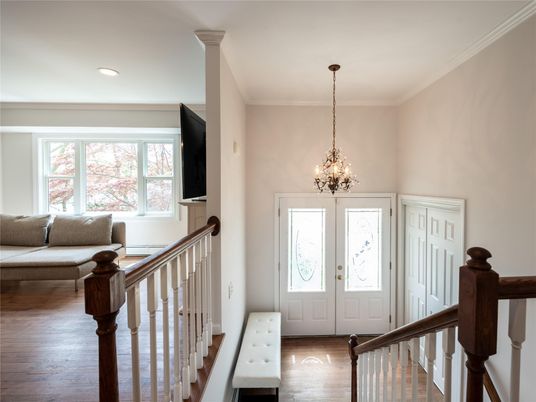 Chandelier, Interior, Recessed Lighting, Wood Texture Flooring