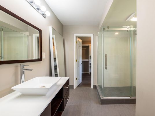 Bathroom, Glass Shower, Interior