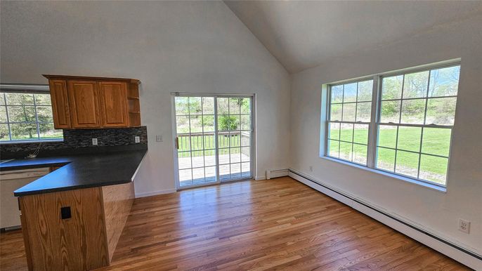 Interior, Kitchen, Wood Texture Flooring