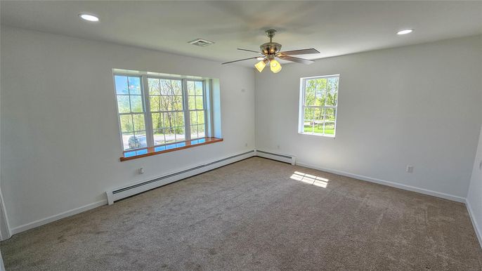 Empty room, Interior, Recessed Lighting