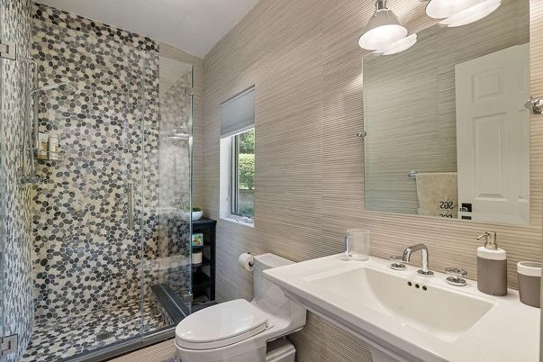 Bathroom, Glass Shower, Interior