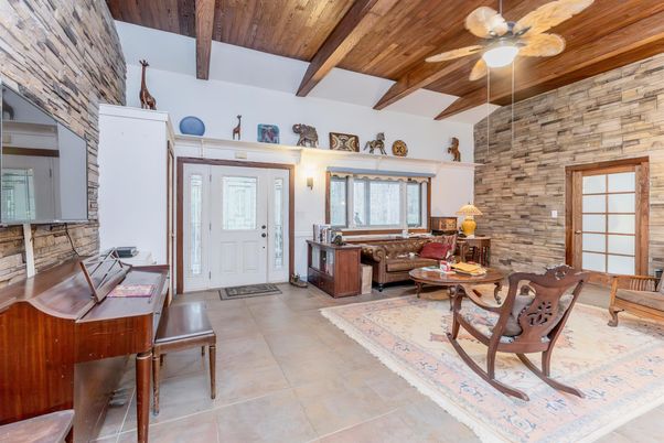 Interior, Living room, Stone Walls, Wooden Beams, Wooden Ceilings