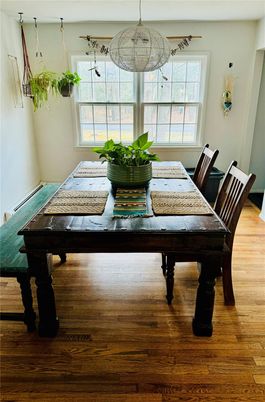 Dining room, Interior, Wood Texture Flooring