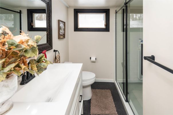 Bathroom, Glass Shower, Interior