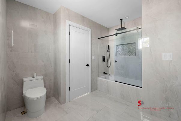Bathroom, Glass Shower, Interior, Marble, Marble Walls