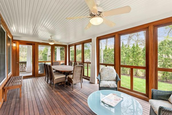 Dining room, Interior, Sun Room, Wood Texture Flooring