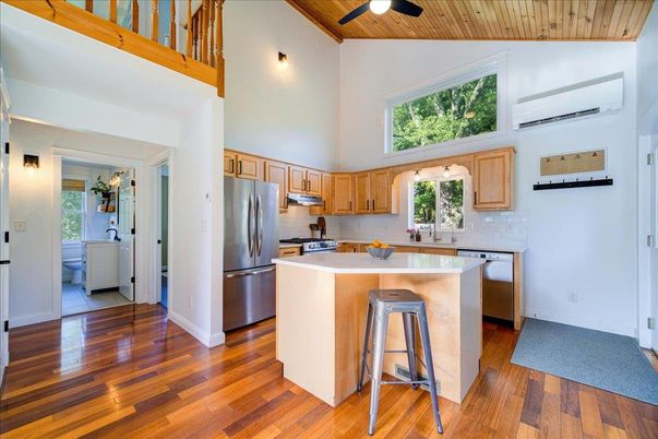 Interior, Kitchen, Wooden Ceilings, Wood Texture Flooring