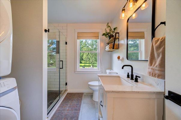 Bathroom, Glass Shower, Interior