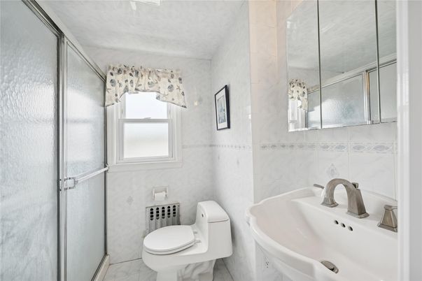 Bathroom, Glass Shower, Interior, Marble