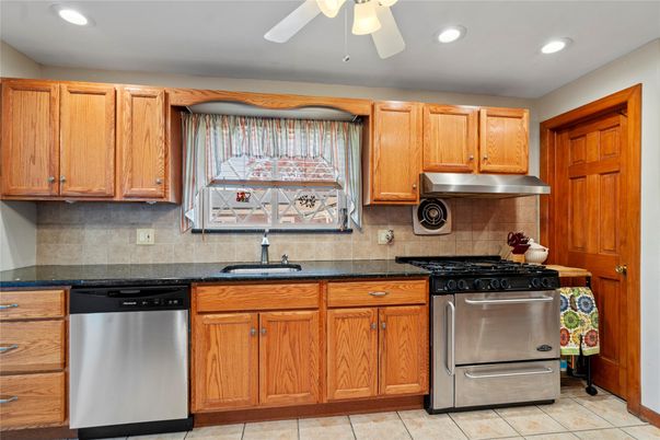 Interior, Kitchen, Recessed Lighting, Stainless Steel Appliances