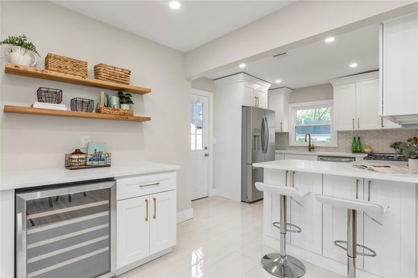 Interior, Kitchen, Recessed Lighting, Stainless Steel Appliances