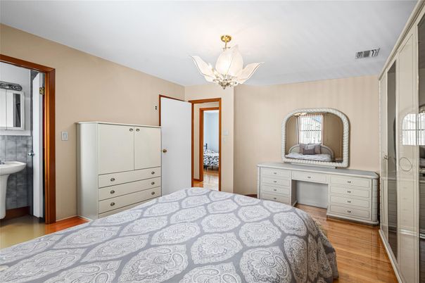 Bathroom, Bedroom, Chandelier, Interior, Wood Texture Flooring